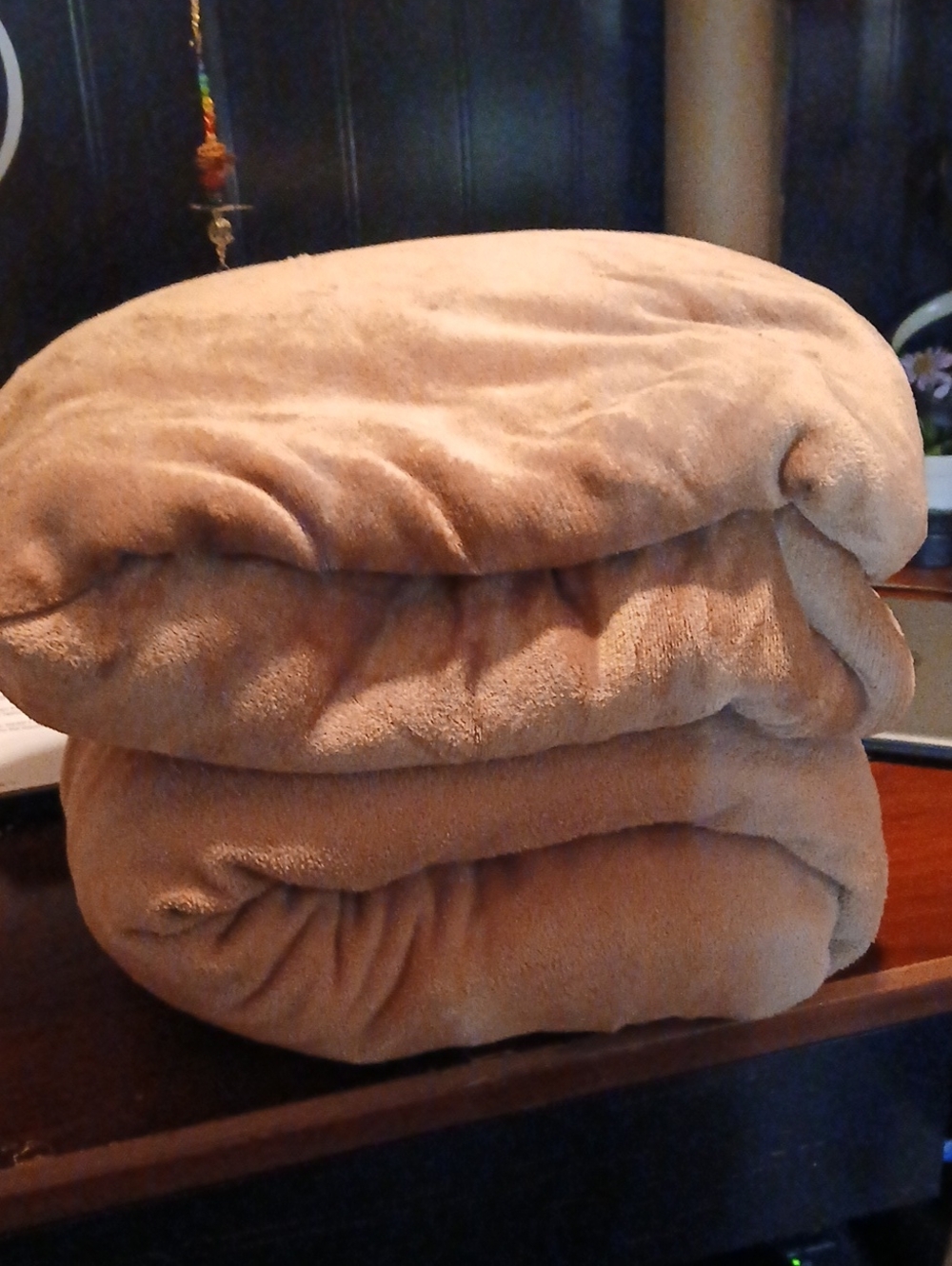 Source Unknown SET OF 2 Cozy Plush Sofa Covers - Tan